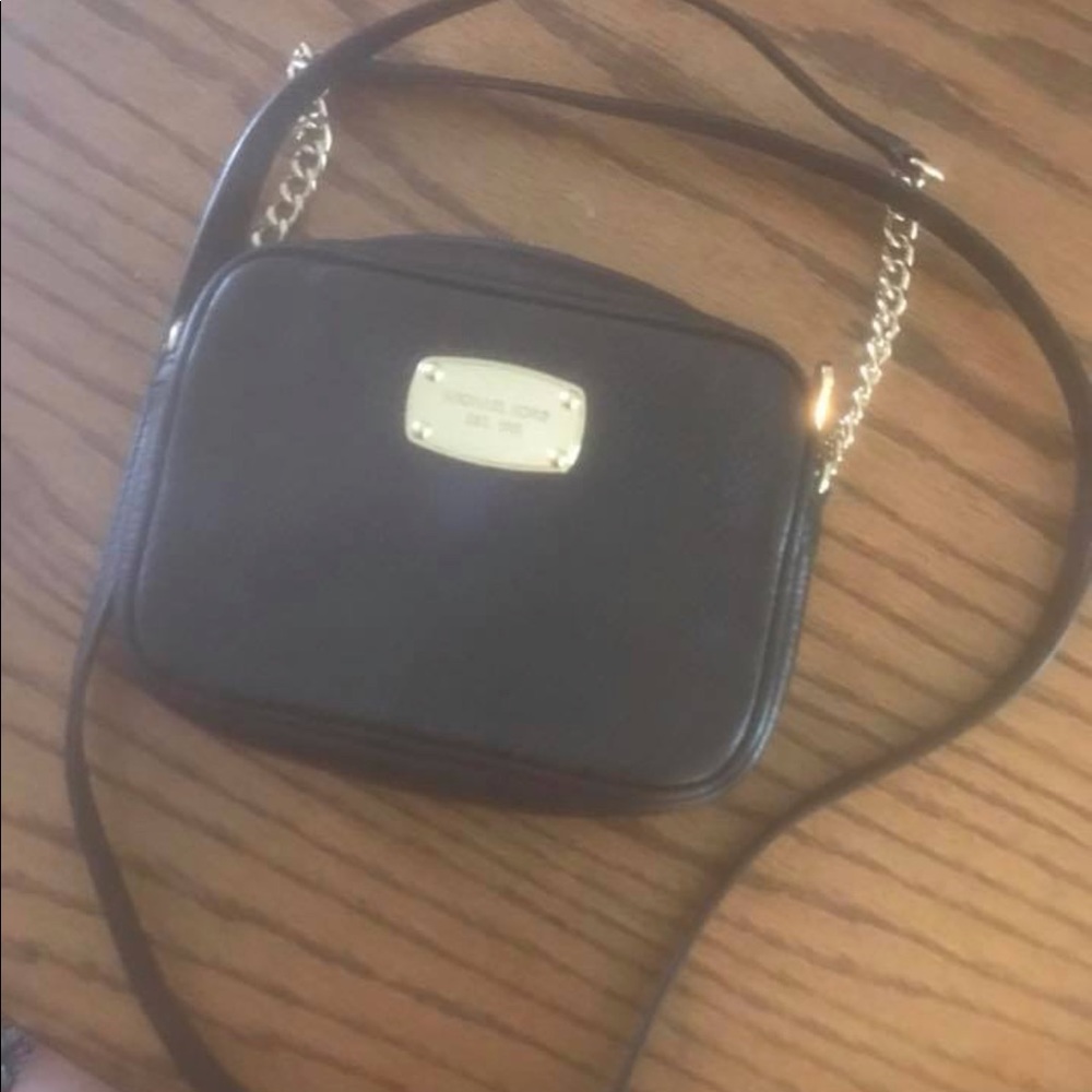 Michael Kors Crossbody Black and Gold